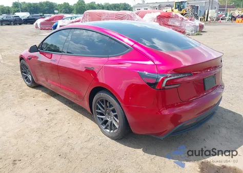 2025 Tesla Model 3 Long Range All-Wheel Drive из США, поврежденный, VIN 5YJ3E1EB4SF879117
